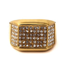 Diamond Face Ring - Drip Culture Jewelry