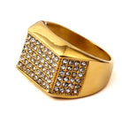 Diamond Face Ring - Drip Culture Jewelry