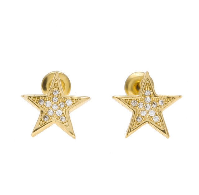Diamond Star Earring - Drip Culture Jewelry