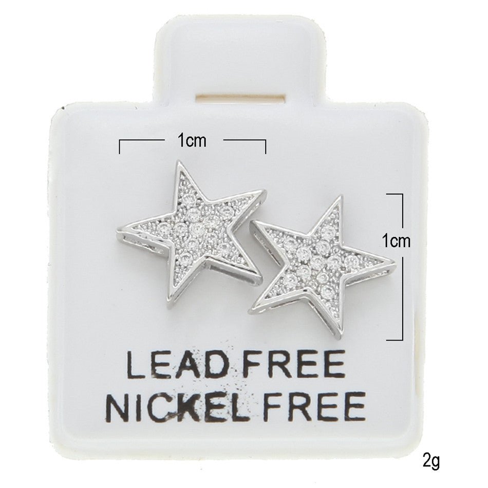 Diamond Star Earring - Drip Culture Jewelry