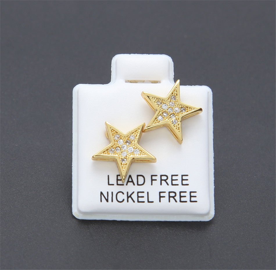 Diamond Star Earring - Drip Culture Jewelry