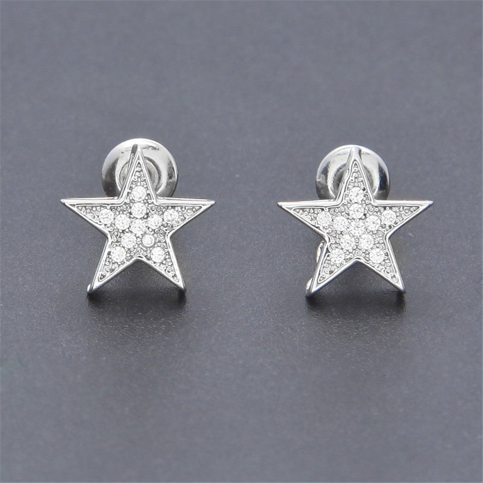 Diamond Star Earring - Drip Culture Jewelry