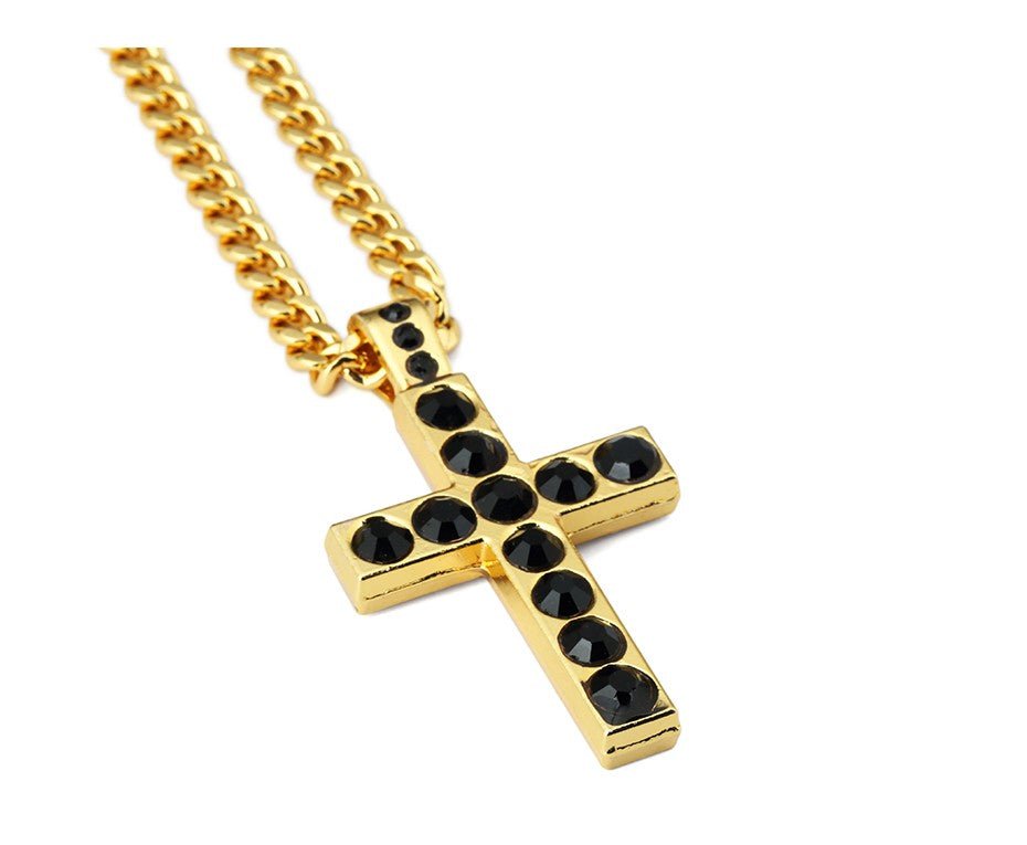 Gemstone Cross - Drip Culture Jewelry