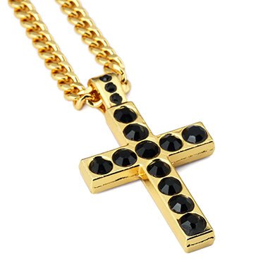 Gemstone Cross - Drip Culture Jewelry