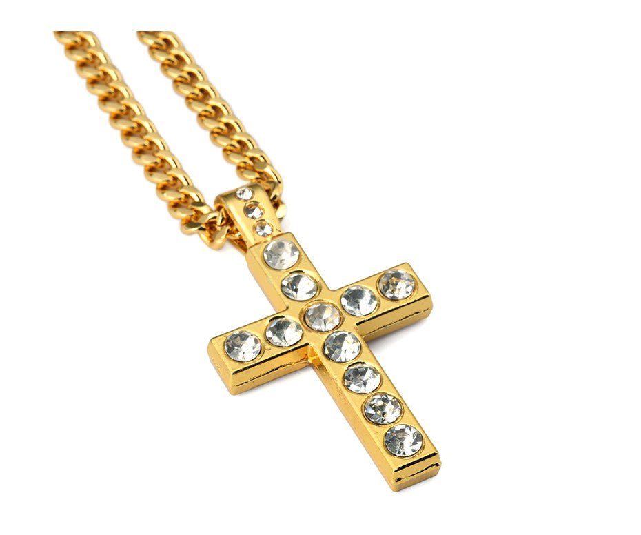 Gemstone Cross - Drip Culture Jewelry