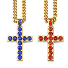 Gemstone Cross - Drip Culture Jewelry