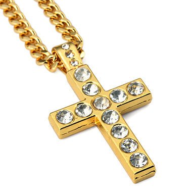 Gemstone Cross - Drip Culture Jewelry