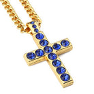 Gemstone Cross - Drip Culture Jewelry