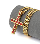 Gemstone Cross - Drip Culture Jewelry