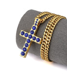 Gemstone Cross - Drip Culture Jewelry