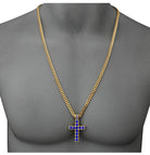 Gemstone Cross - Drip Culture Jewelry