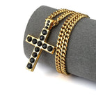 Gemstone Cross - Drip Culture Jewelry