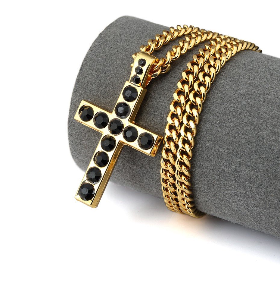 Gemstone Cross - Drip Culture Jewelry