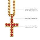 Gemstone Cross - Drip Culture Jewelry