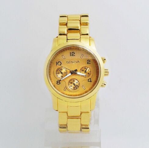 Gold Face Watch - Drip Culture Jewelry