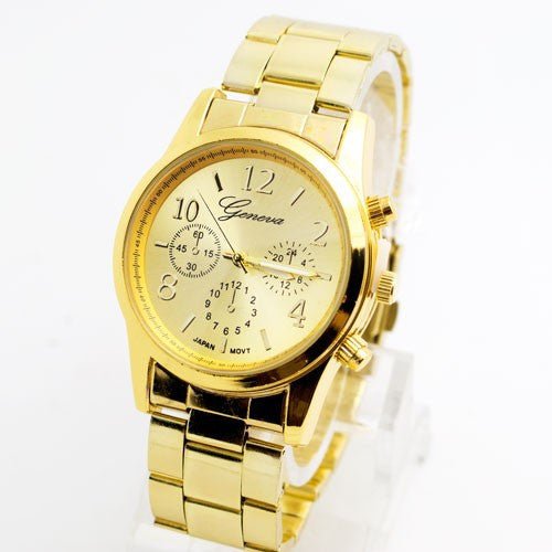 Gold Face Watch - Drip Culture Jewelry