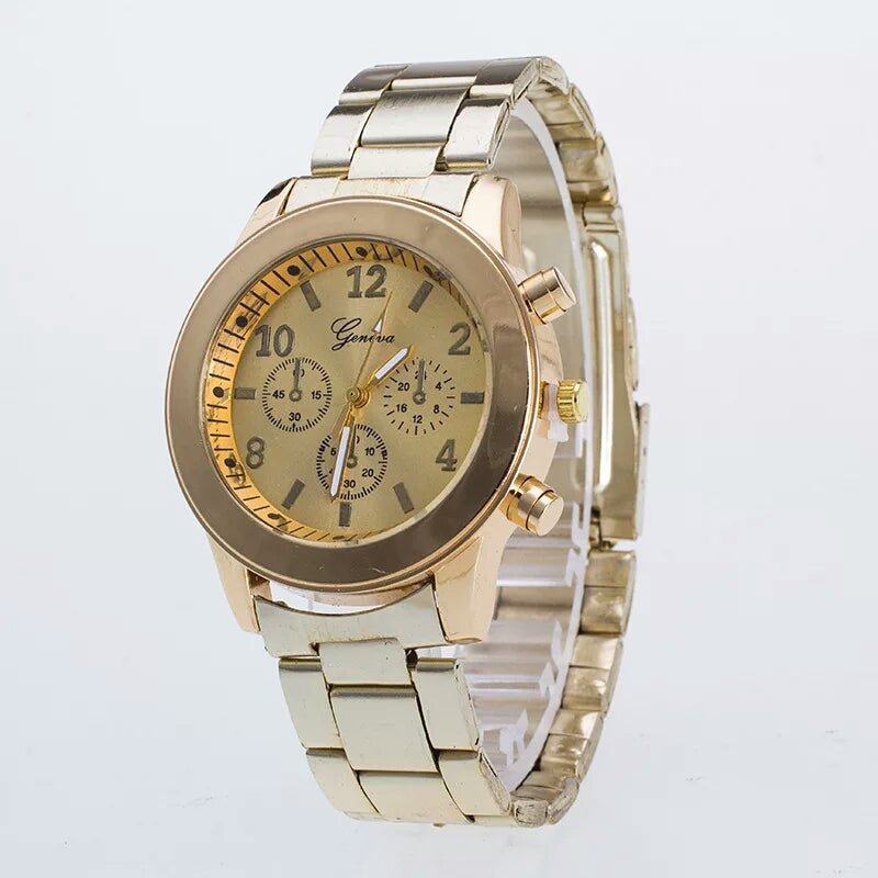 Gold Face Watch - Drip Culture Jewelry