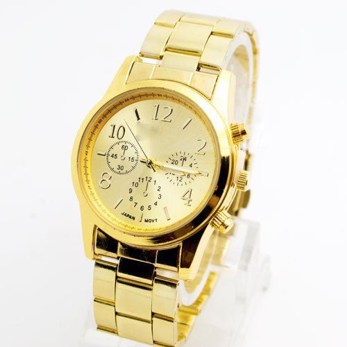 Gold Face Watch - Drip Culture Jewelry