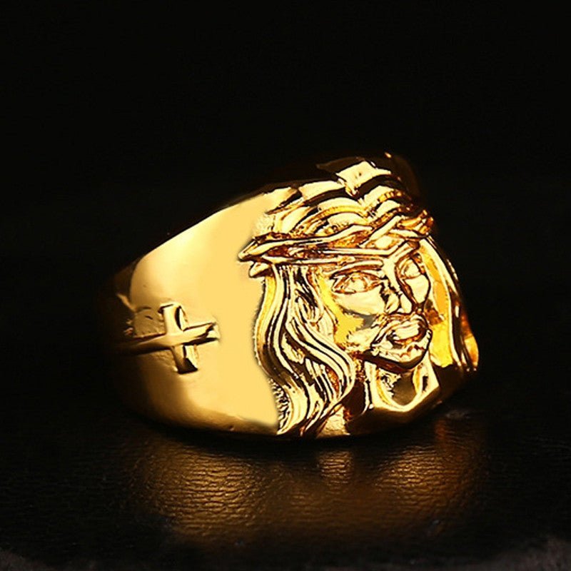 Jesus Piece Ring - Drip Culture Jewelry