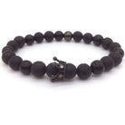 Lava Stone Crown Bracelet - Drip Culture Jewelry