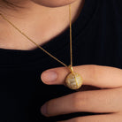 Moissanite Diamond Basketball Pendant - Drip Culture Jewelry