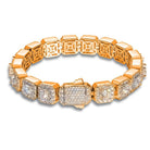 Moissanite Diamond Cluster Tennis Bracelet - Drip Culture Jewelry