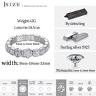 Moissanite Diamond Cluster Tennis Bracelet - Drip Culture Jewelry