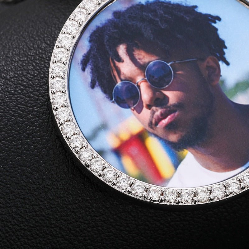 Moissanite Diamond Custom Picture Pendant - Drip Culture Jewelry