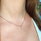 Moissanite Diamond Single Letter Pendant - Drip Culture Jewelry