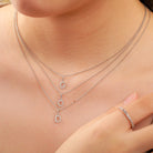Moissanite Diamond Single Letter Pendant - Drip Culture Jewelry