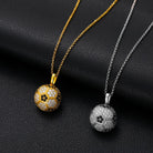 Moissanite Diamond Soccer Ball Pendant - Drip Culture Jewelry