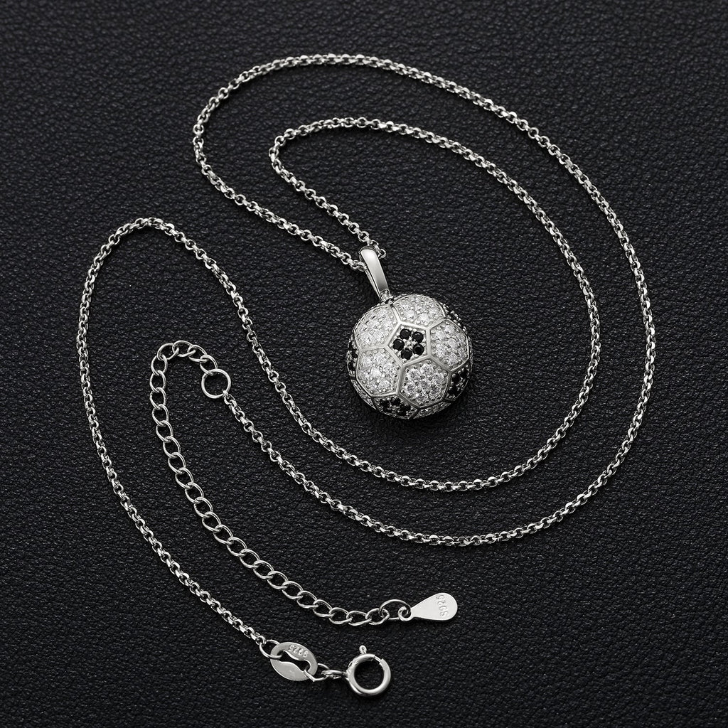 Moissanite Diamond Soccer Ball Pendant - Drip Culture Jewelry