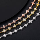 Moissanite Diamond Star Shaped Chain - Drip Culture Jewelry