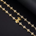 Moissanite Diamond Star Shaped Chain - Drip Culture Jewelry