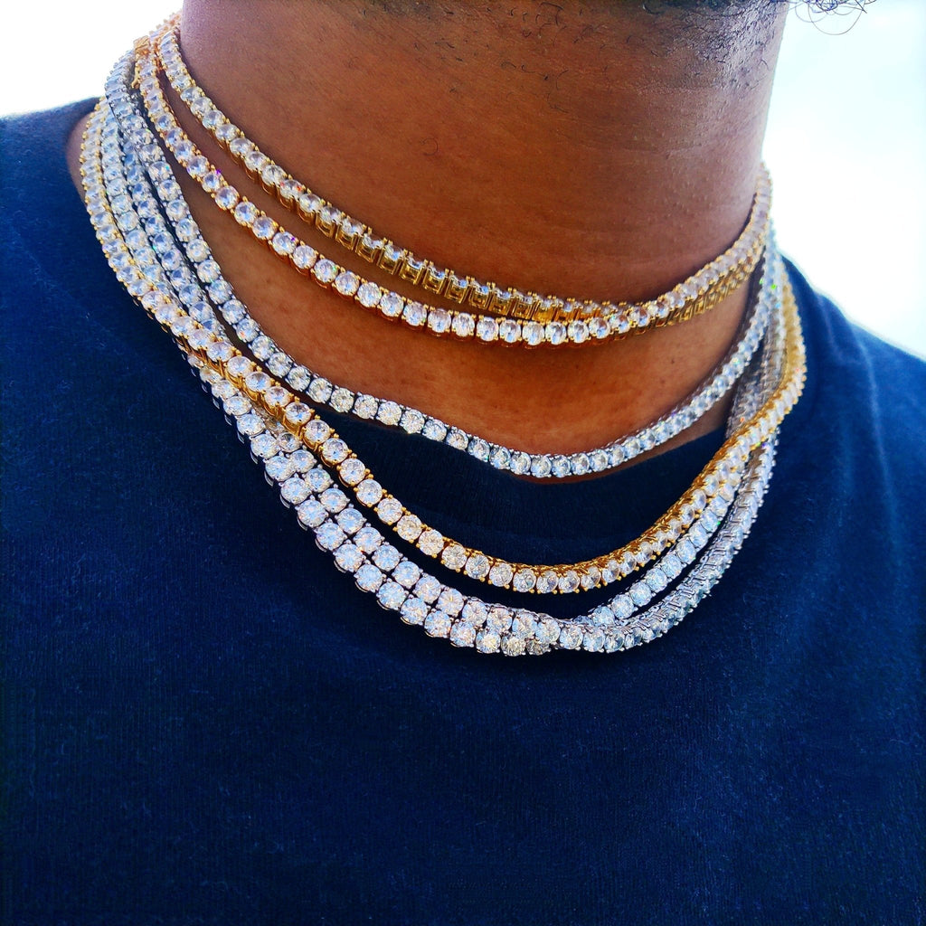 Moissanite Diamond Tennis Chain - Drip Culture Jewelry