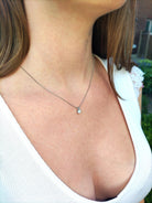 Moissanite Single Diamond Pendant - Drip Culture Jewelry