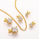 Moissanite Single Diamond Pendant - Drip Culture Jewelry
