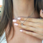 Moissanite Single Diamond Pendant - Drip Culture Jewelry
