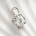 Moissanite Single Diamond Pendant - Drip Culture Jewelry
