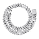 Premium 12mm 18k Gold Diamond Prong Cuban Link Chain - Drip Culture Jewelry