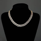 Premium 12mm 18k Gold Diamond Prong Cuban Link Chain - Drip Culture Jewelry
