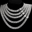 Premium 12mm 18k Gold Diamond Prong Cuban Link Chain - Drip Culture Jewelry