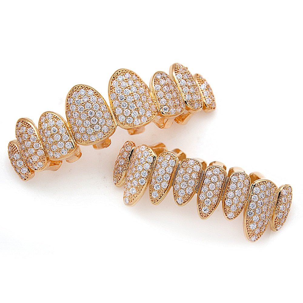 Premium 18K Gold Diamond Grill - Drip Culture Jewelry