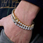 Premium 18K Gold Diamond Tennis Bracelet - Drip Culture Jewelry