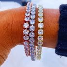 Premium 18K Gold Diamond Tennis Bracelet - Drip Culture Jewelry