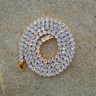 Premium 18K Gold Diamond Tennis Chain - Drip Culture Jewelry