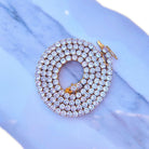 Premium 18K Gold Diamond Tennis Chain - Drip Culture Jewelry