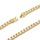 Premium 18K Gold Diamond Tennis Chain - Drip Culture Jewelry
