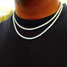 Premium 18K Gold Diamond Tennis Chain - Drip Culture Jewelry