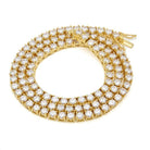 Premium 18K Gold Diamond Tennis Chain - Drip Culture Jewelry